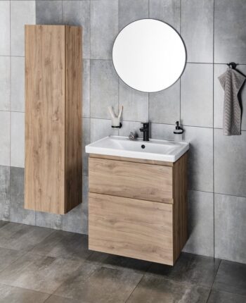 AQUALINE - ALTAIR umývadlová skrinka 57x72,5x45cm, dub emporio AI360
