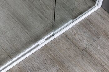 AQUALINE - AMICO sprchové dvere výklopné 1040-1220x1850, číre sklo G100