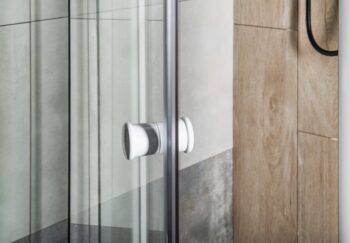 AQUALINE - AMICO sprchové dvere výklopné 1040-1220x1850, číre sklo G100
