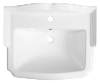 AQUALINE - ANTIK keramické umývadlo, 58x47 cm, biela AK102