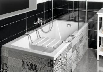 AQUALINE - DOUBRAVA obdĺžniková vaňa 160x70x41cm, biela A1670