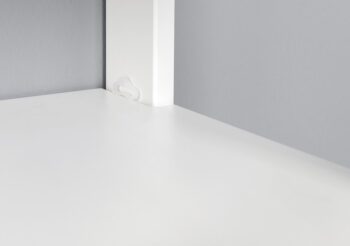 AQUALINE - ETIDE policový regál 36x86x36 cm, biela mat ET086