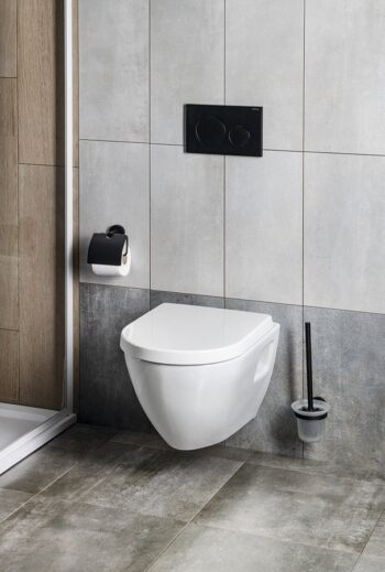 AQUALINE - NERA závesná WC misa, 35,5x50cm, biela NS952
