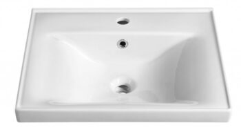 AQUALINE - SAVA 55 keramické umývadlo nábytkové 55x46cm, biela 2055