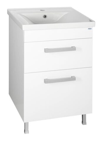 AQUALINE - SAVA 55 keramické umývadlo nábytkové 55x46cm, biela 2055
