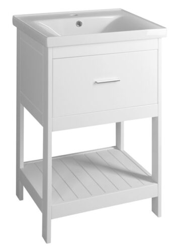 AQUALINE - SAVA 55 keramické umývadlo nábytkové 55x46cm, biela 2055