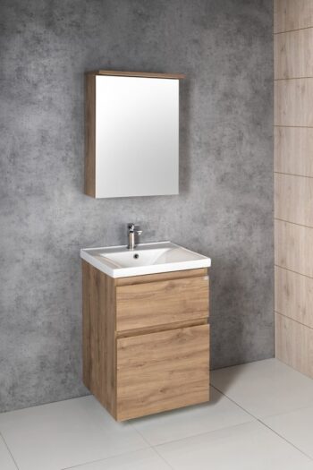 AQUALINE - SAVA 55 keramické umývadlo nábytkové 55x46cm, biela 2055