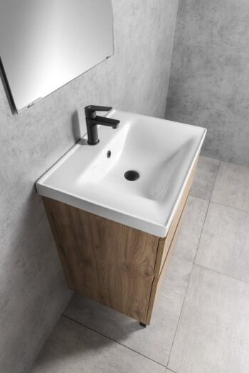 AQUALINE - SAVA 60 keramcké umývadlo nábytkové 60x46cm, biela 2060