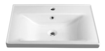 AQUALINE - SAVA 65 keramické umývadlo nábytkové 65x46cm, biela 2065