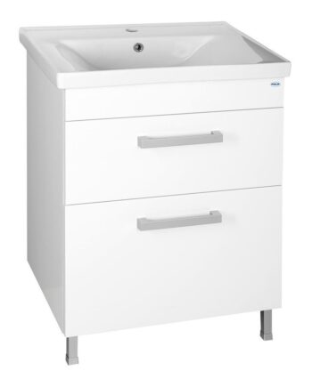 AQUALINE - SAVA 65 keramické umývadlo nábytkové 65x46cm, biela 2065