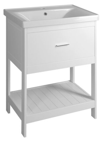 AQUALINE - SAVA 65 keramické umývadlo nábytkové 65x46cm, biela 2065