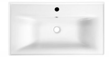 AQUALINE - SAVA 80 keramické umývadlo nábytkové 80x46cm, biela 2080