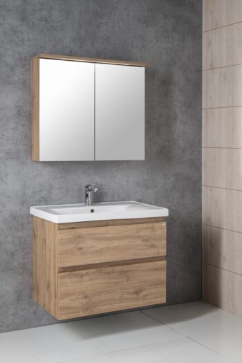 AQUALINE - SAVA 80 keramické umývadlo nábytkové 80x46cm, biela 2080