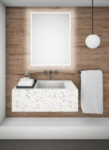 AQUALINE - TAURI zrkadlo s LED osvetlením 60x80cm TW260