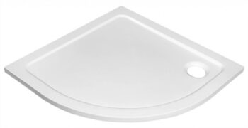 AQUALINE - TECMI vanička z liateho mramoru, štvrťkruh 80x80x3cm, R55 PQ558