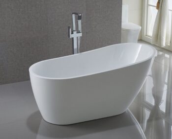 AQUALINE - TISA voľne stojaca vaňa 150x75cm, biela E1575
