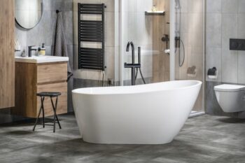 AQUALINE - TISA voľne stojaca vaňa 150x75cm, biela E1575