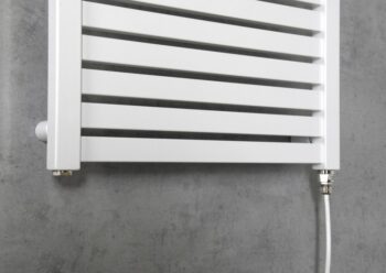 AQUALINE - TONDI-E elektrické vykurovacie teleso, rovné, 450x970 300 W, biela DE450T