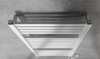 AQUALINE - TONDI-E elektrické vykurovacie teleso, rovné, 450x970 300 W, biela DE450T