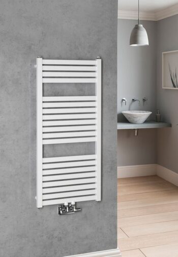AQUALINE - TONDI vykurovacie teleso 450x970 stredové pripojenie, biela DT450T