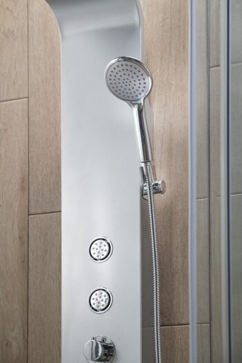 AQUALINE - TUSA sprchový panel, 200x1400, strieborna SL680