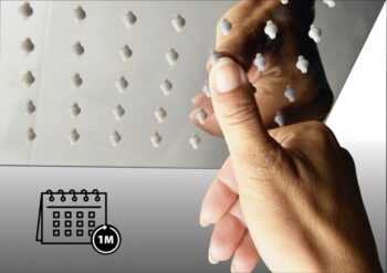 AQUALINE - TUSA sprchový panel, 200x1400, strieborna SL680