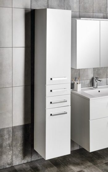 AQUALINE - VEGA Skrinka vysoká 35x184x31cm, biela VG185