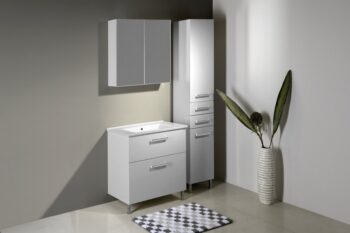 AQUALINE - VEGA galérka 80x70x18cm, biela VG080