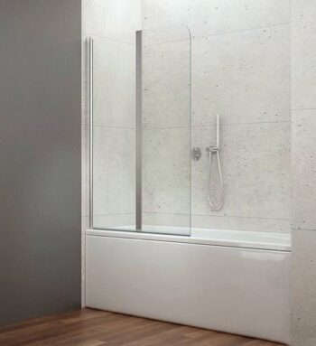 AQUALINE - WILA vaňová zástena 900x1400 skladacie, chrom, číre sklo AQ5742