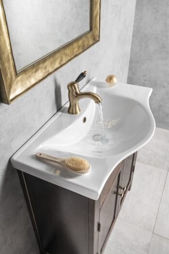 AQUALINE - ZARA 80 keramické umývadlo nábytkové 79,5x46cm, biela 10080