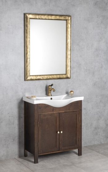 AQUALINE - ZARA 80 keramické umývadlo nábytkové 79,5x46cm, biela 10080