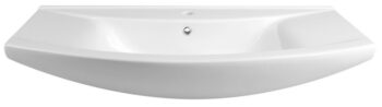 AQUALINE - ZERO 97 keramické umývadlo nábytkové 97x51cm, biela 6095