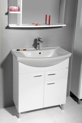 AQUALINE - ZOJA umývadlová skrinka 71,5x74x34cm, biela 51075A