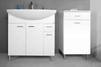 AQUALINE - ZOJA umývadlová skrinka 82,8x74x34,3cm, biela 51083A
