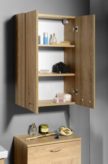 AQUALINE - ZOJA/KERAMIA FRESH skrinka horná 50x76x23cm, dub platin 51304