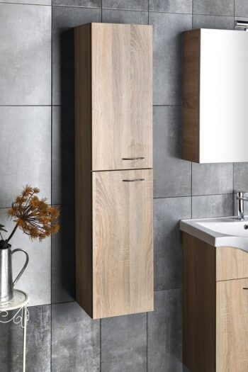 AQUALINE - ZOJA/KERAMIA FRESH skrinka vysoká 30x140x20cm, dub platin 51157