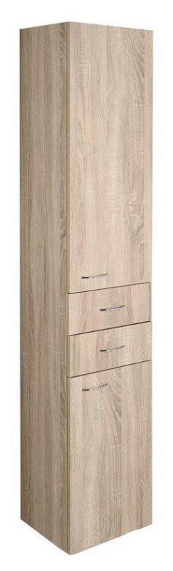 AQUALINE - ZOJA/KERAMIA FRESH skrinka vysoká 35x184x29cm, dub platin 51222