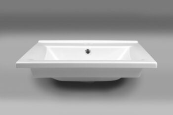 AQUALINE - ZUNO 55 keramické umývadlo nábytkové 55x45cm, biela 9055