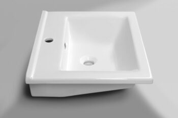 AQUALINE - ZUNO 55 keramické umývadlo nábytkové 55x45cm, biela 9055