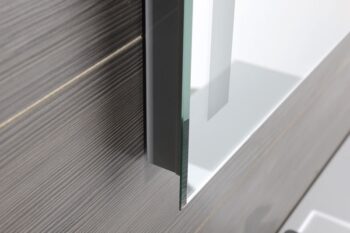 AQUALINE - Zrkadlo s LED osvetlením 60x80cm, gombíkový vypínač ATH6