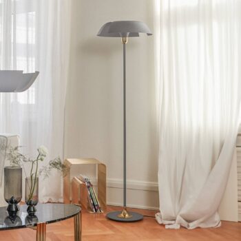 AYTM Cycnus stojacia lampa, sivohnedá, železo, výška 160 cm, E27