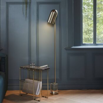 AYTM Stojacia lampa Luceo, zlatá