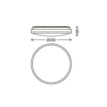 Acorus LED stropné svietidlo, IP44, dekor hviezdy, Ø 33 cm