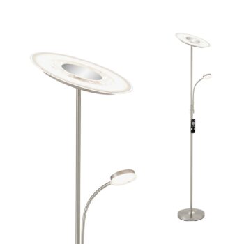 Agiled LED stropné svietidlo, nikel, stmievateľné, CCT, 32 W