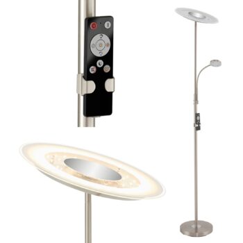 Agiled LED stropné svietidlo, nikel, stmievateľné, CCT, 32 W