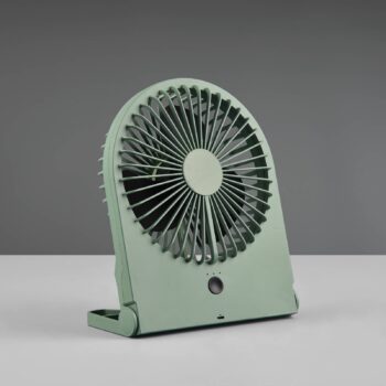 Akumulátorový stolný ventilátor Breezy, pistáciovo zelený, tichý