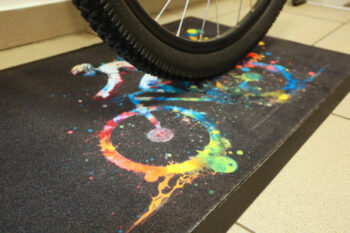 Aladin, Podložka pod bicykel - do garáže aj domov – na von aj na doma, 50x170, viacfarebná