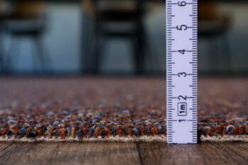 AladinWorld Expres, AKCIA: 230x230 cm Kusový koberec Bohemia terakota - obšitý zo všetkých strán, šíře, oranžová, filc, kancelária