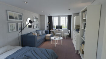 AladinWorld Expres, AKCIA: 82x198 cm Metrážny koberec Bohemia hnedý, šíře, hnedá, filc, kancelária