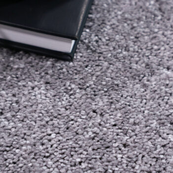 AladinWorld Expres, AKCIA: 97x200 cm Kusový koberec Velur Ultra strieborný - obšitý zo všetkých strán, šíře, šedá, filc, kancelária